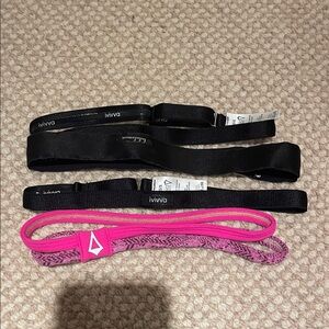 Ivivva Black and Pink Belt Set